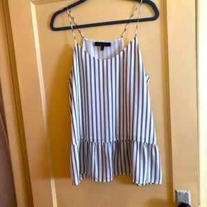 Like new! Tank top with peplum bottom